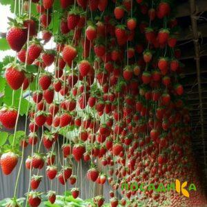 Клубника ампельная Анастасия купить по цене от 370р. в интернет-магазине «Посадика» с доставкой почтой в в Куровскоее и по всей России – [изображение №1].